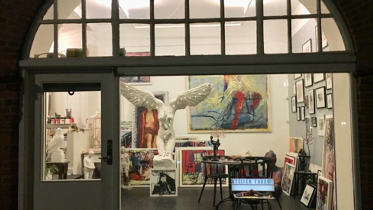 Kunst på gåben på besøg hos Atelier Fadavi