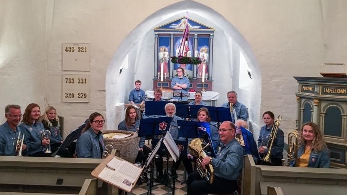 Koncert med FDF Grenaas Brass Band i Hammelev Kirke