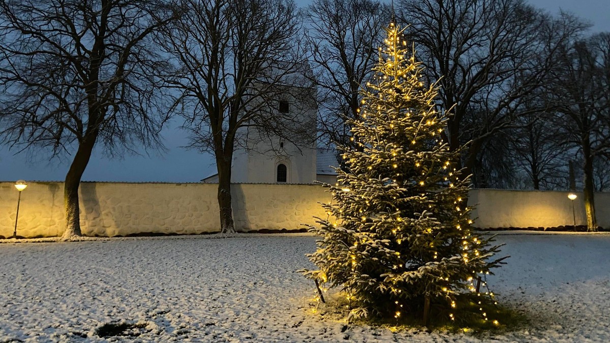 Det` for børn - udendørs julegudstjeneste v. Sander.