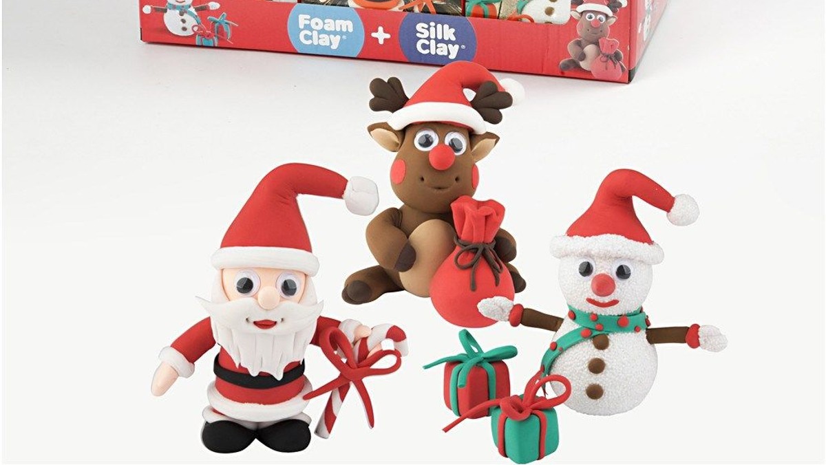 Julekalender - Vi laver julefigurer af Silk Clay