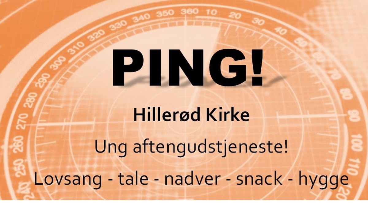 PING - ung aftengudstjeneste