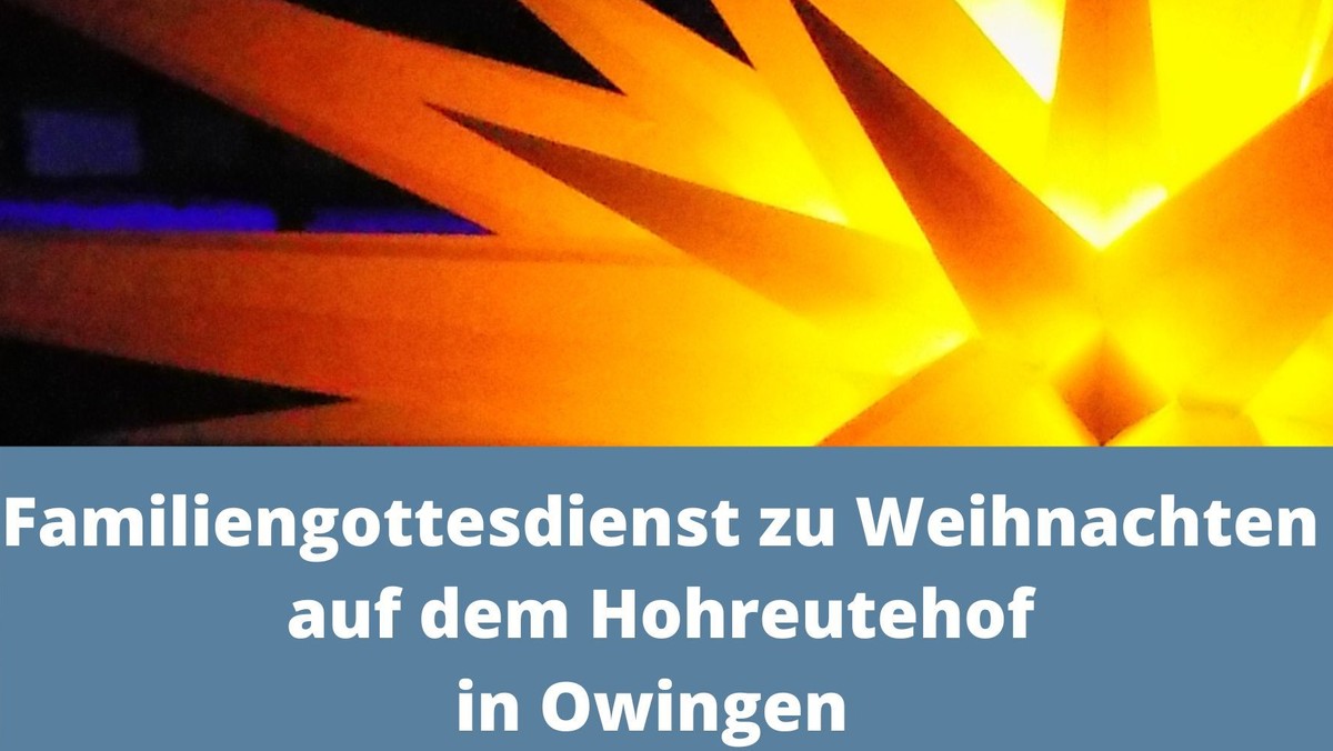 Weihnachtsfamiliengottesdienst zum Heiligabend auf dem Martinshof - mit Krippenspiel