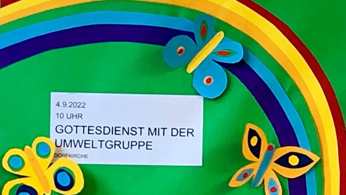 Schöpfungs Gottesdienst mit dem Posaunenchor und Abendmahl