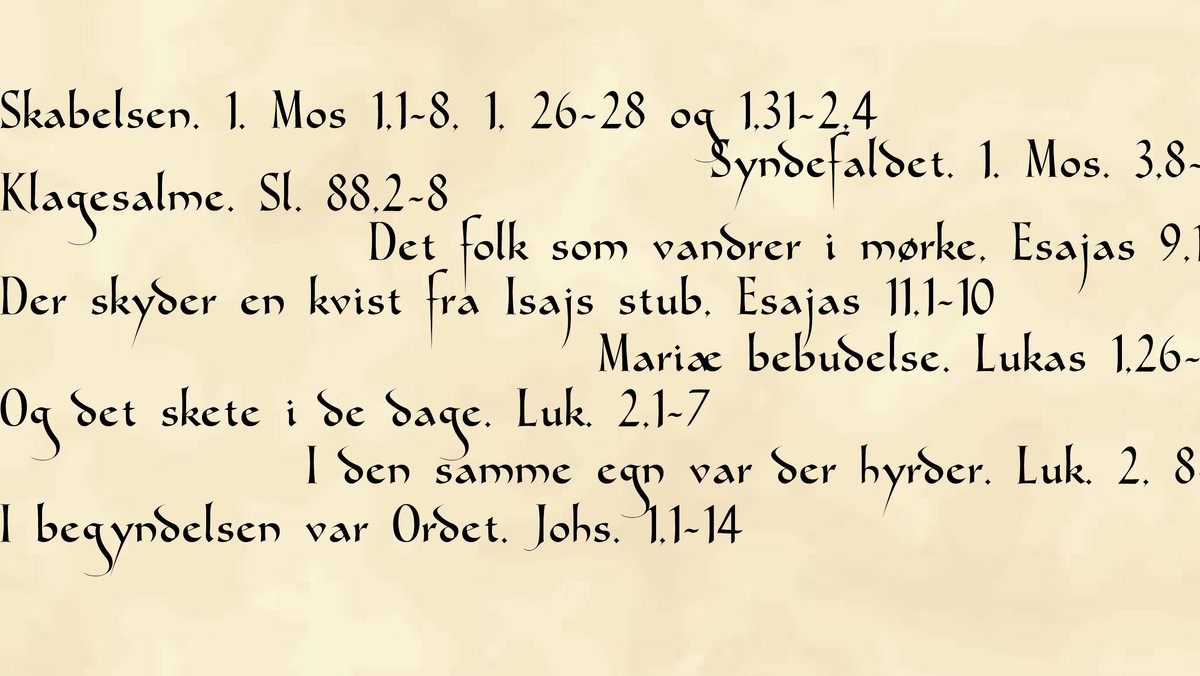 3. s. i advent - Ni læsninger
