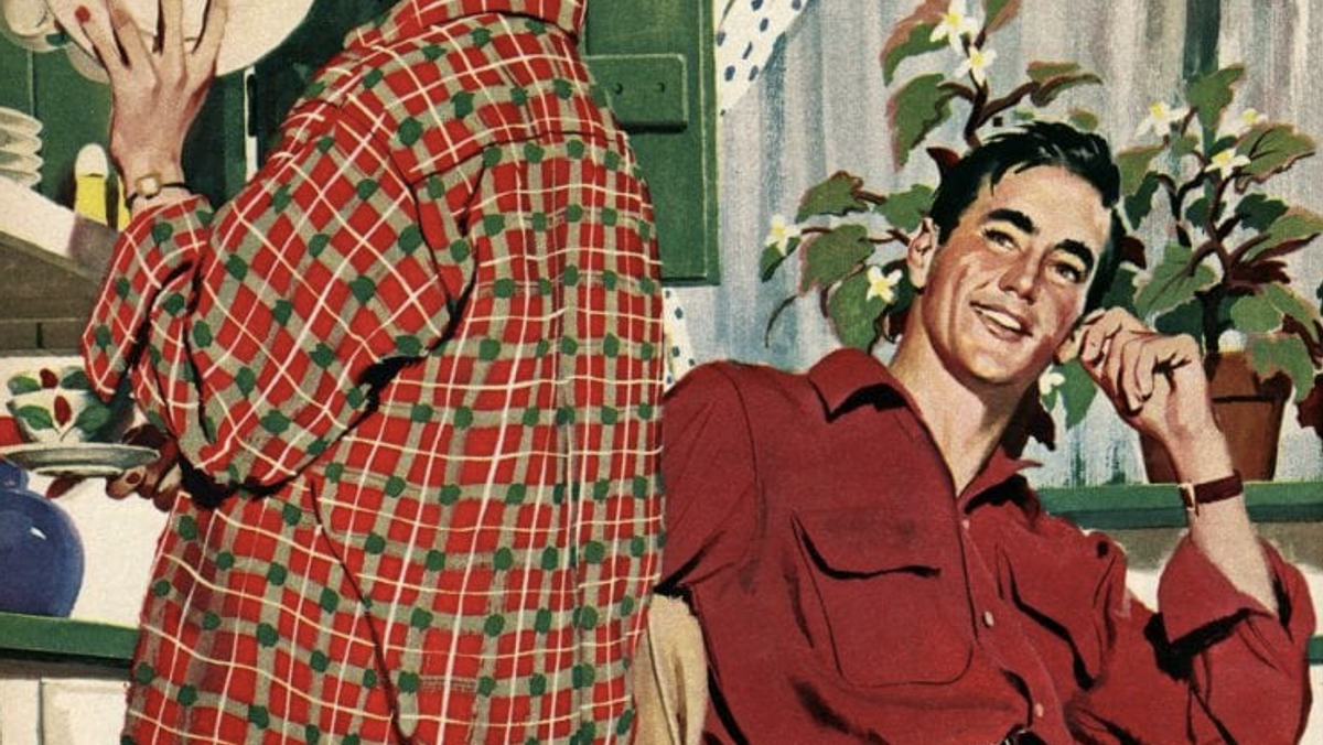 Årtigudstjeneste med dåb: 1950'erne