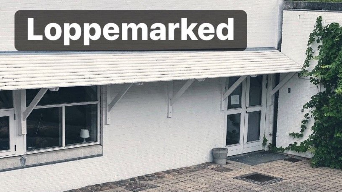 Loppemarked med lørdagscafé