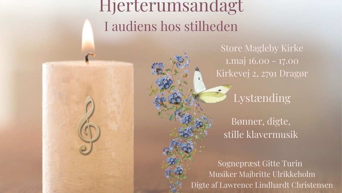 Hjerterumsandagt med bøn og stilhed ved Gitte
