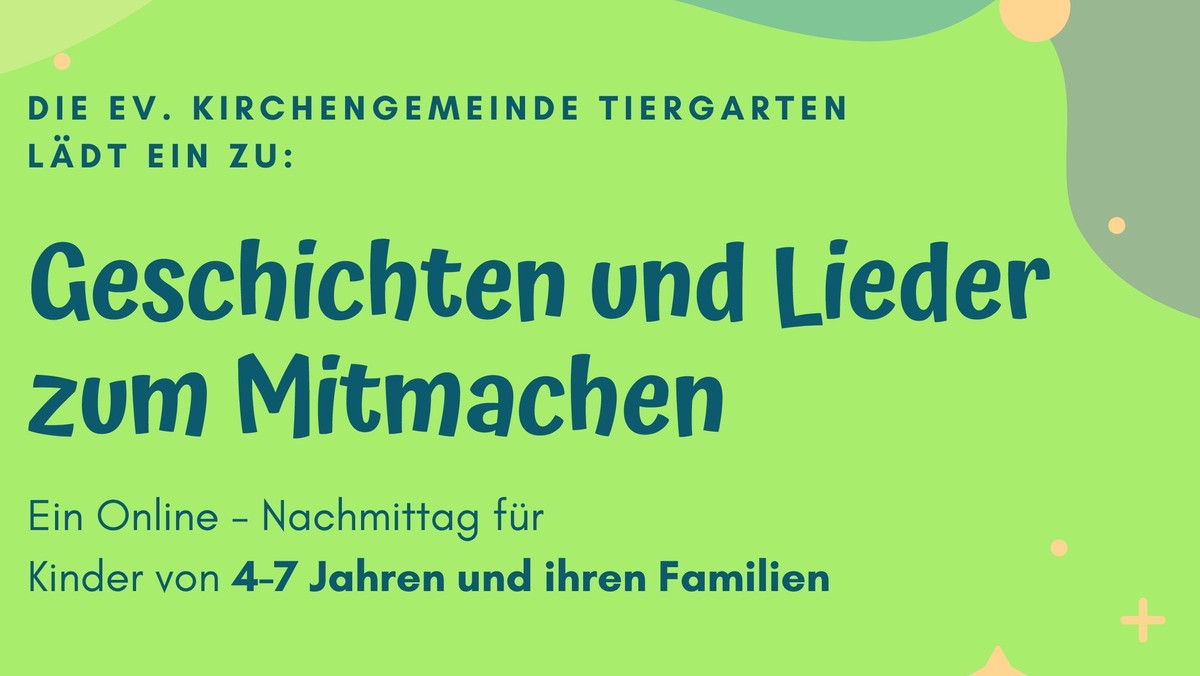 Geschichten und Lieder zum Zuhören und Mitmachen für Kinder und Familien