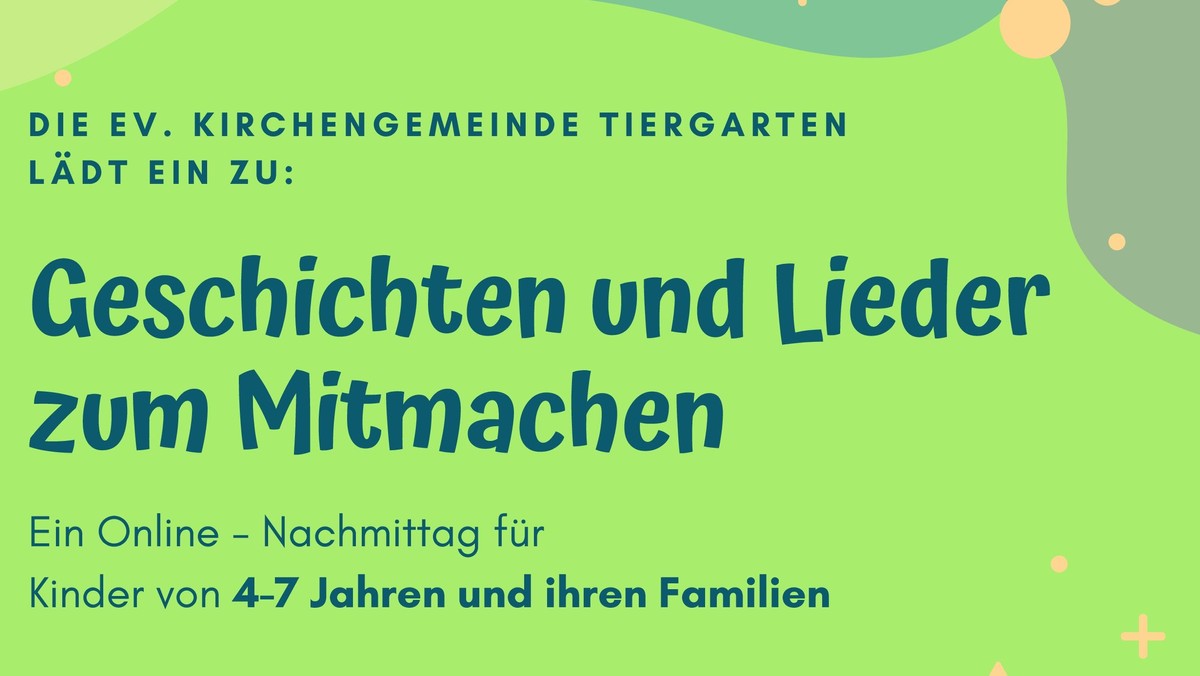 Geschichten und Lieder zum Zuhören und Mitmachen für Kinder und Familien