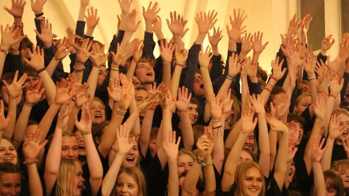 Koncert med Ollerup Efterskoles Fælleskor