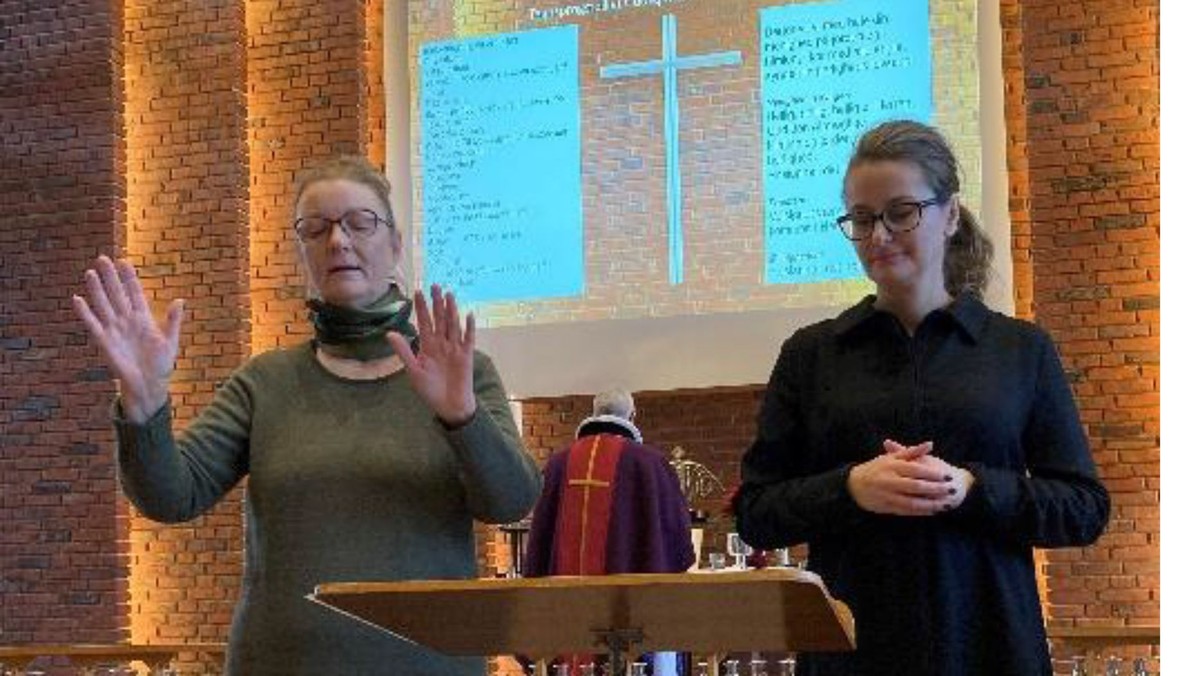 Gudstjeneste med tegnsprogstolkning
