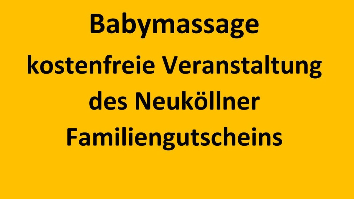 Babymassage
