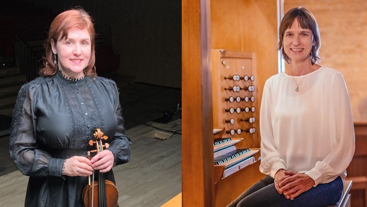 Koncert med orgel og violin