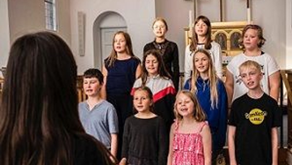 Juniorkoret øver