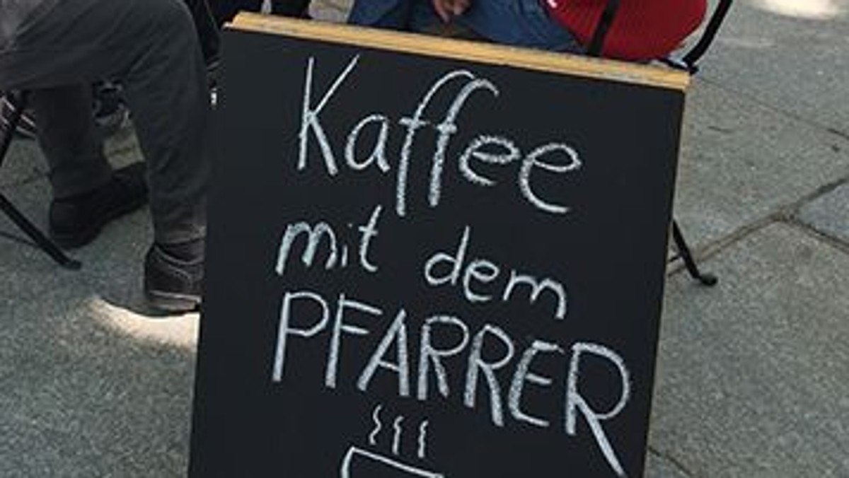 Kaffee mit dem Pfarrer