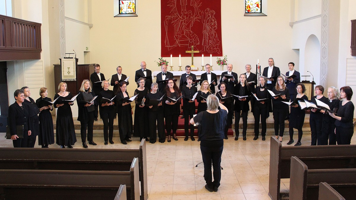 Chorkonzert a cappella: „Wie liegt die Stadt so wüst“