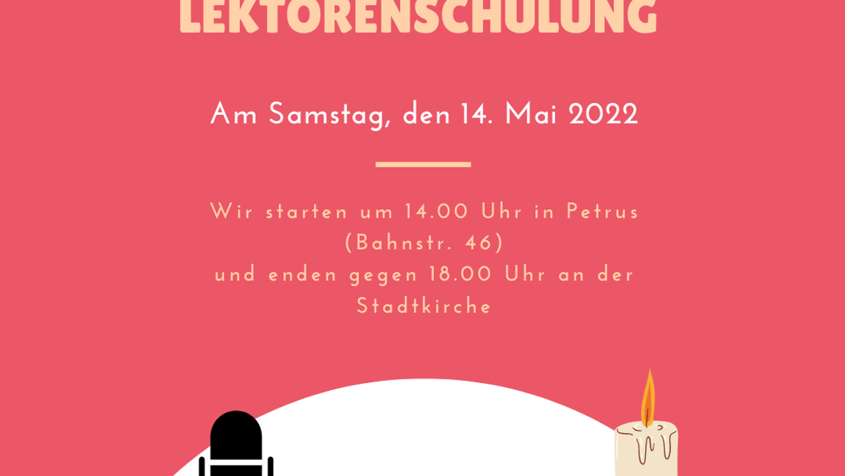 Kollektendienst-und Lektor:innenschulung
