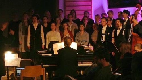 Chorprobe des Hochmeisterprojektes für das Sacret Concert von Duke Ellington