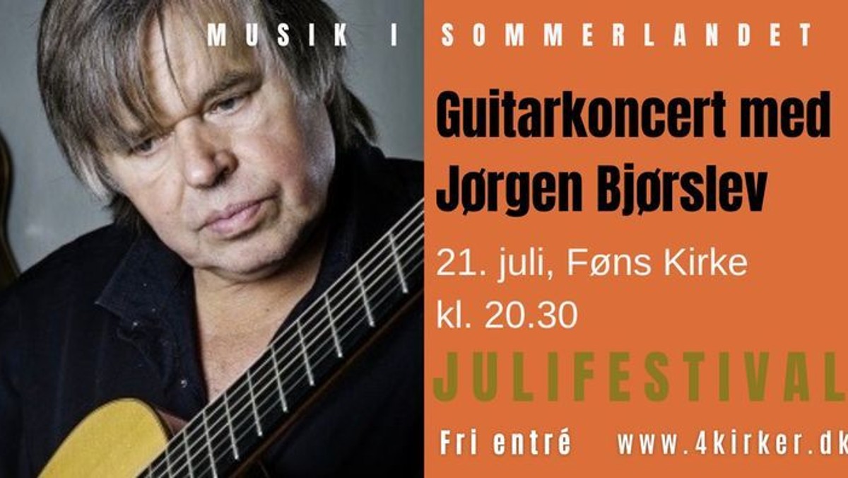 JULI FESTIVAL - Guitarmatiné ved Jørgen Bjørslev