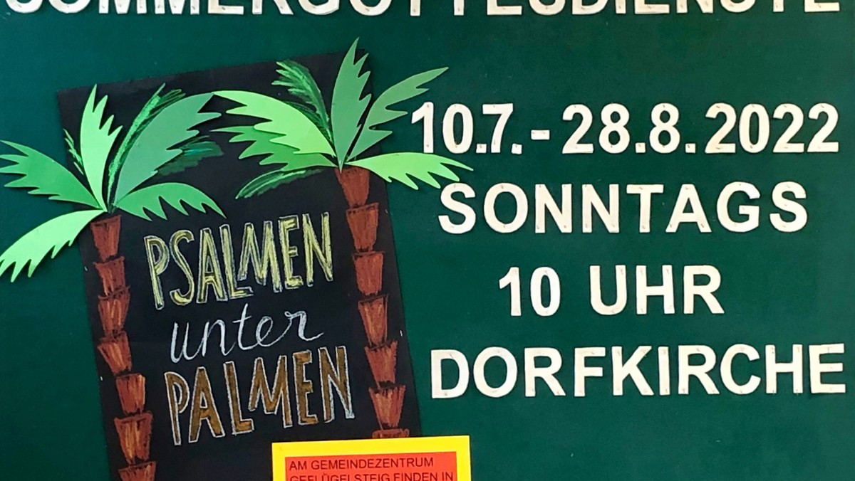 Gottesdienst mit Taufe