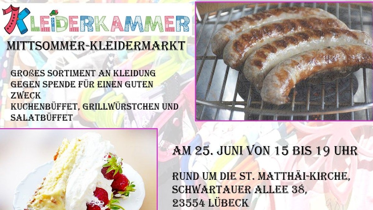 Mittsommer-Kleidermarkt der Kleiderkammer