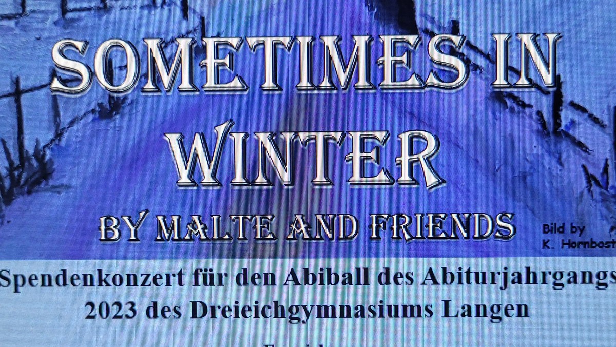 Sometimes in Winter - Adventskonzert - by Malte and Friends