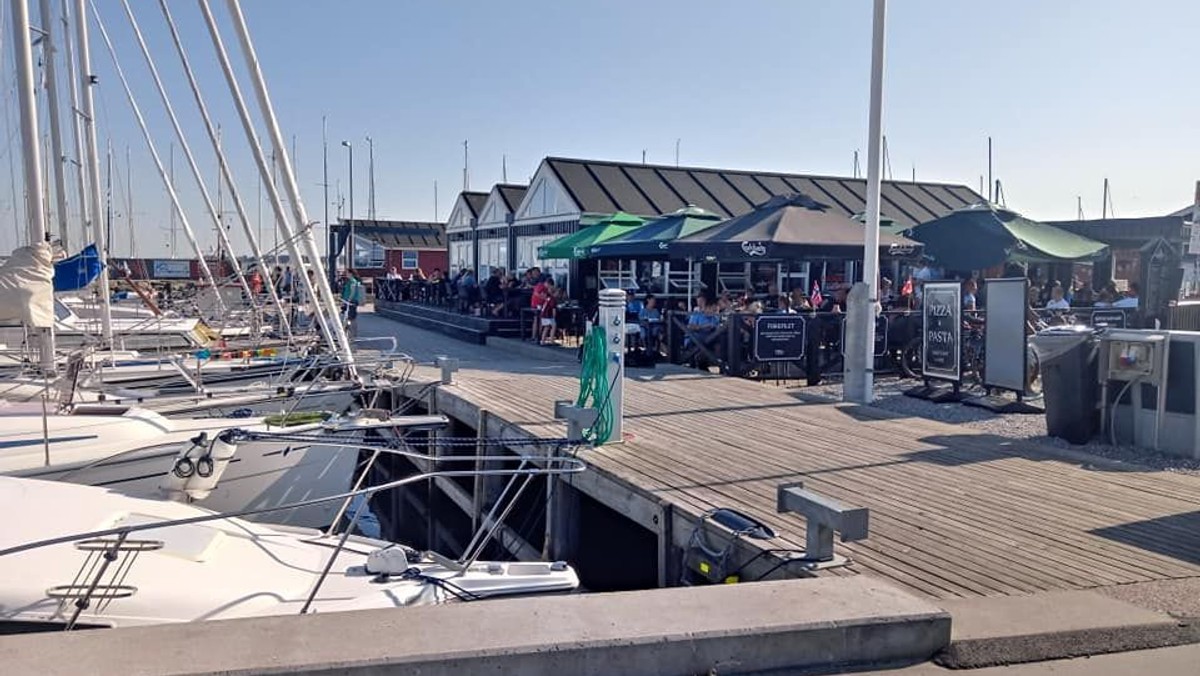 Koncert på Øster Hurup havn