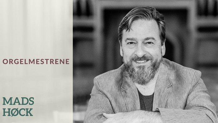 Mads Hjøck, orgelmestrene, portræt i sort-hvid