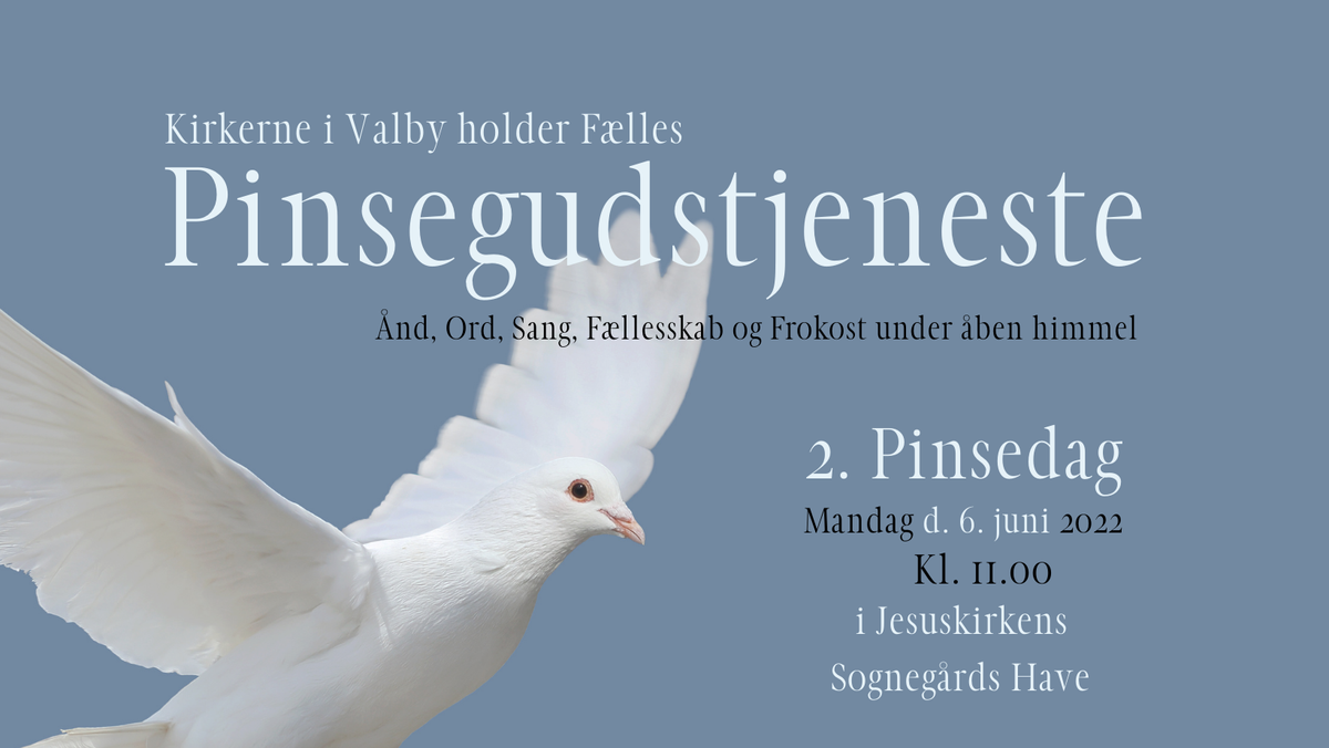 Fællesgudstjeneste i Jesuskirkens sognegårds have