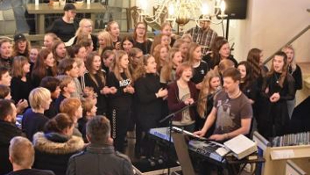 Gospelkoncert med 7. A, 7. B og 7. C