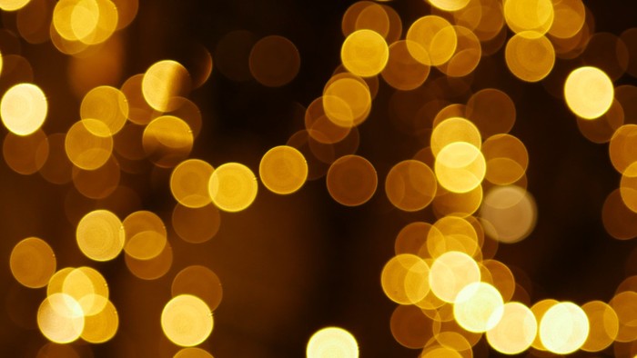 Weihnachtslichter im Fokus