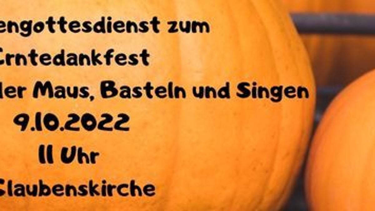 Familiengottesdienst zum Erntedankfest