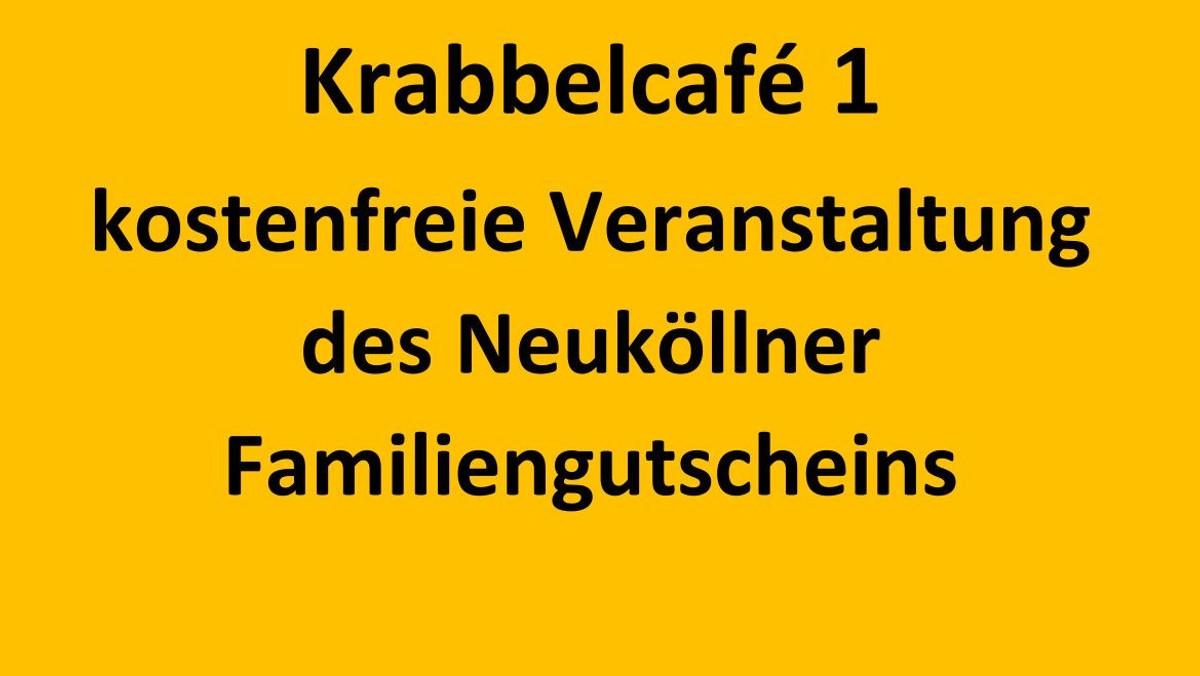 Krabbelcafé Gruppe I