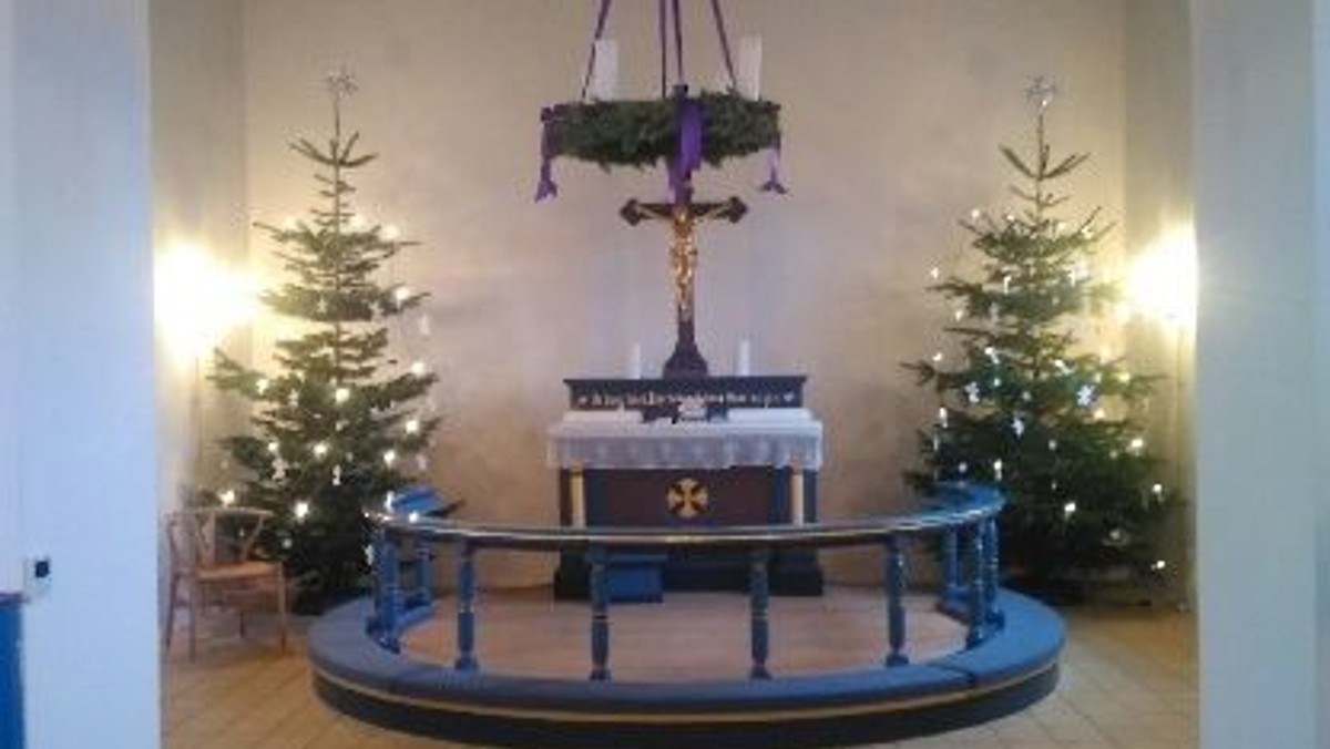 Gudstjeneste i Gludsted kirke