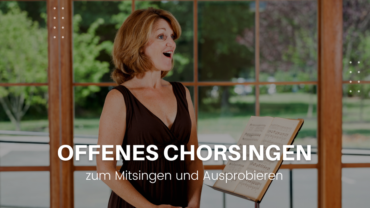 "In dulci jubilo!" - Offenes Chorsingen - Zum Mitsingen und Ausprobieren!