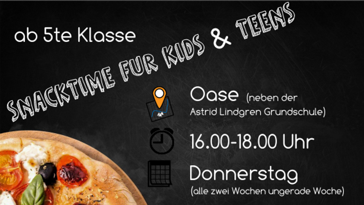 SNACKTIME FÜR KIDS & TEENS in Schönefeld