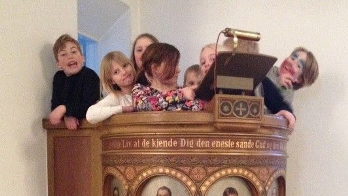 Minikonfirmandundervisning i Humlebæk Kirke