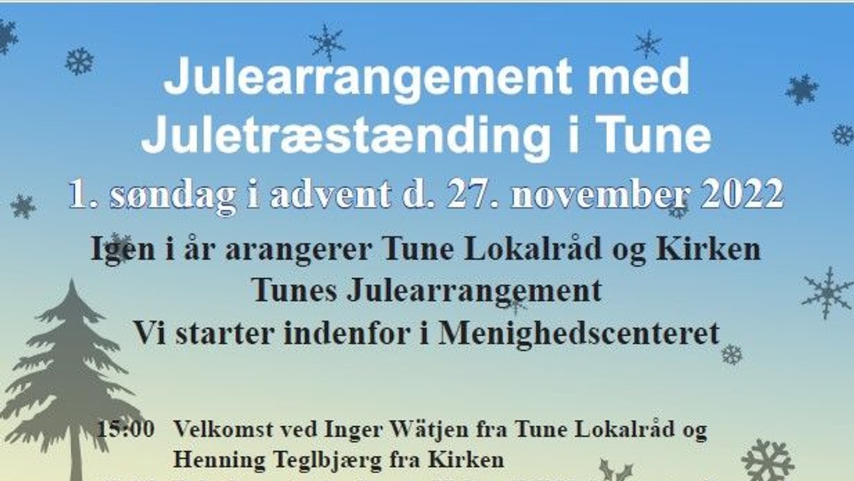 Juletræstænding