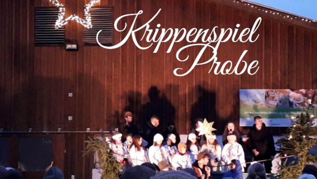 Krippenspielprobe in Owingen
