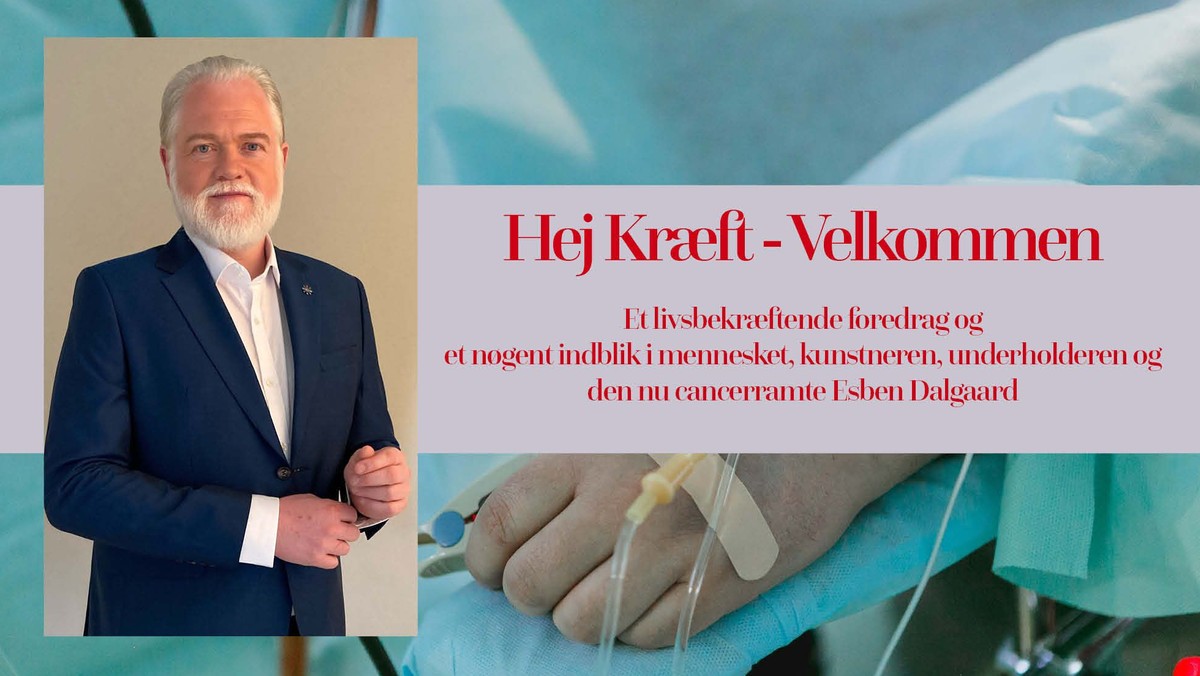 Fredagsmøde med Esben Dalgaard - Hej Kræft - velkommen