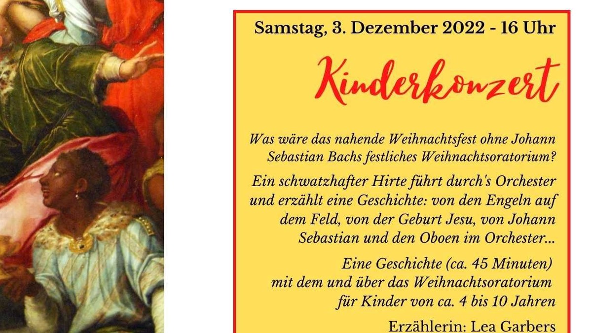 Weihnachtsoratorium - KINDERKONZERT