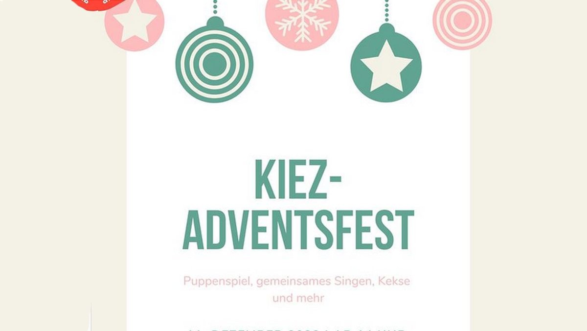 Kiez-Adventsfest auf dem Lutherplatz