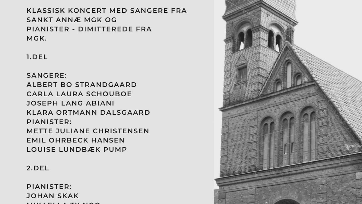 Dobbeltkoncert m. unge musikere