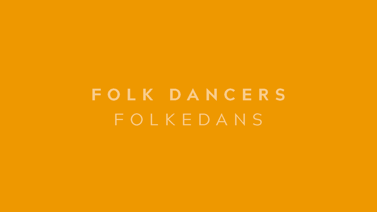 Folk dancing