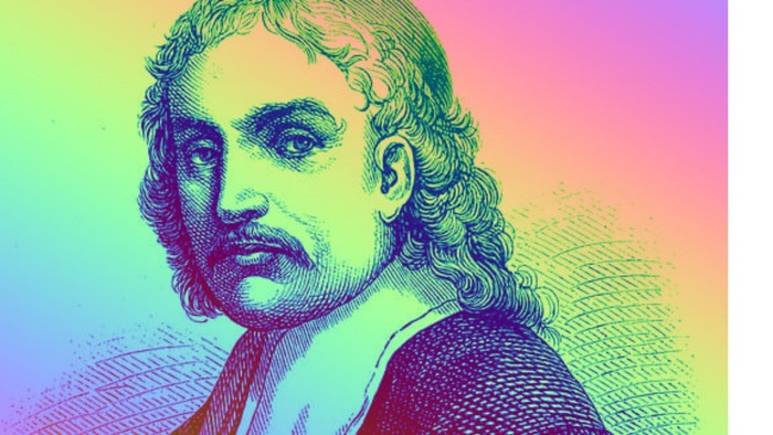 Ein farbiges Portrait von Paul Gerhard