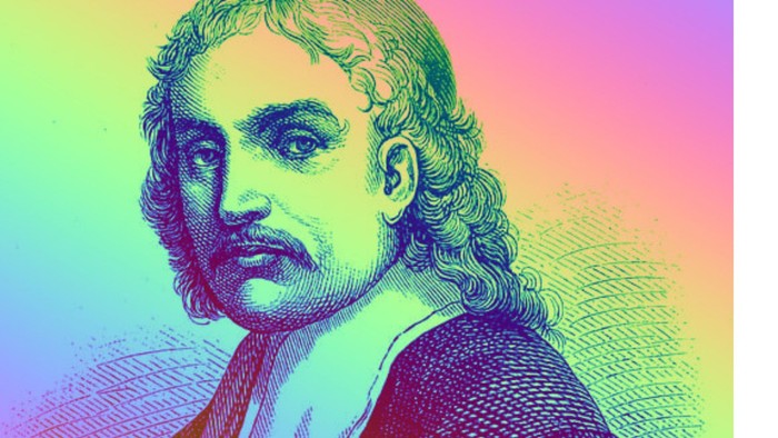 Ein farbiges Portrait von Paul Gerhard