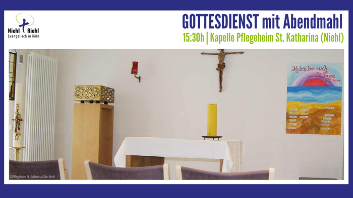 Gottesdienst mit Abendmahl in der Kapelle Pfllegeheim St. Katharina in Nördlingen