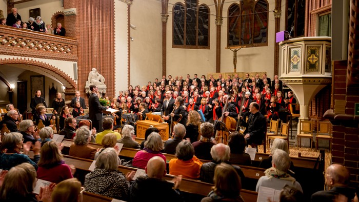 Konzert der Kantorei - Blick zur Apsis
