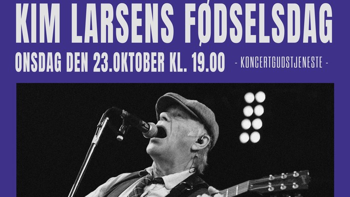 Stefanskirken Præstenteret Kim Larsens Fødselsdag 23. oktober kl. 19.00 Bisse, Stjernevask, Silver Dagger og mere
