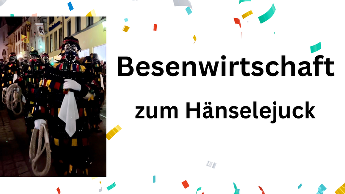 Feierliche Übergabe des Besenwirtschafts zum Hänselejuck